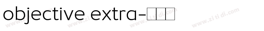objective extra字体转换